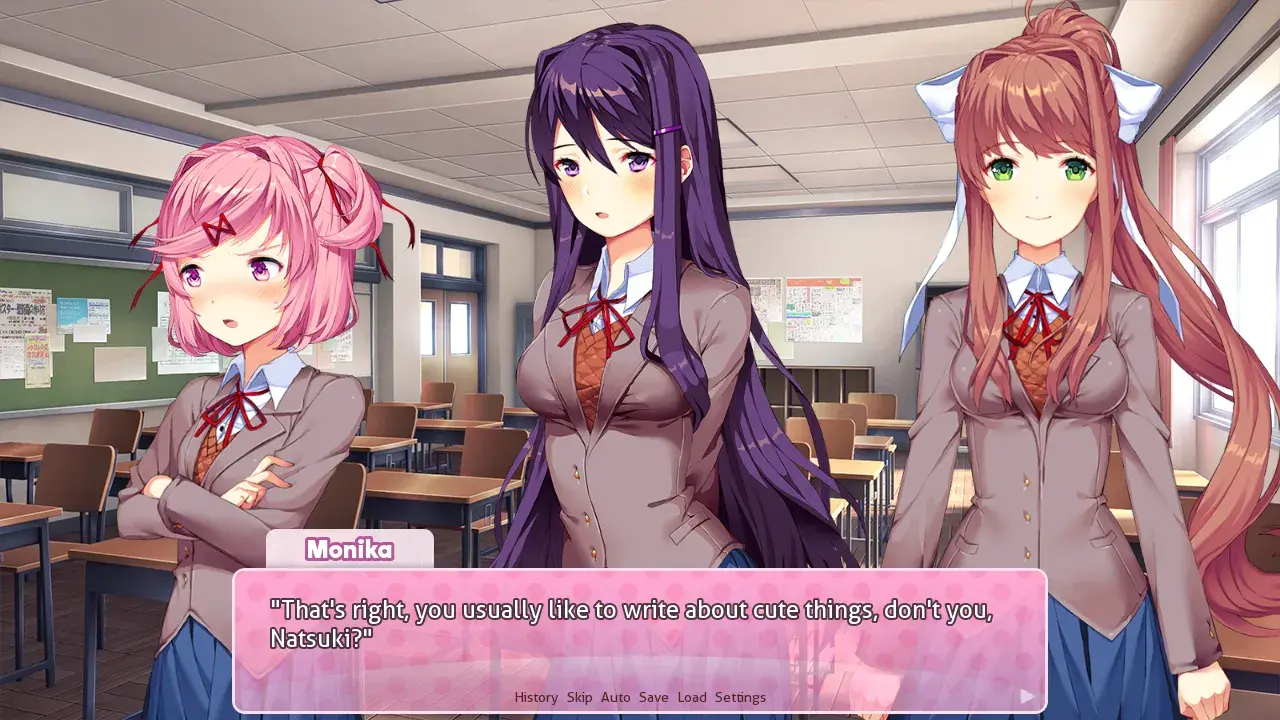 Captura de pantalla de dokidoki en español